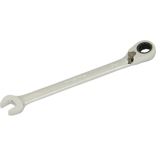 Tools 9mm Reversible Combination Ratcheting Wrench